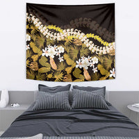 Kula Aloha Hawaii Lei Tapestry Tropical Flowers Elegant Vibe - Polynesian Pride