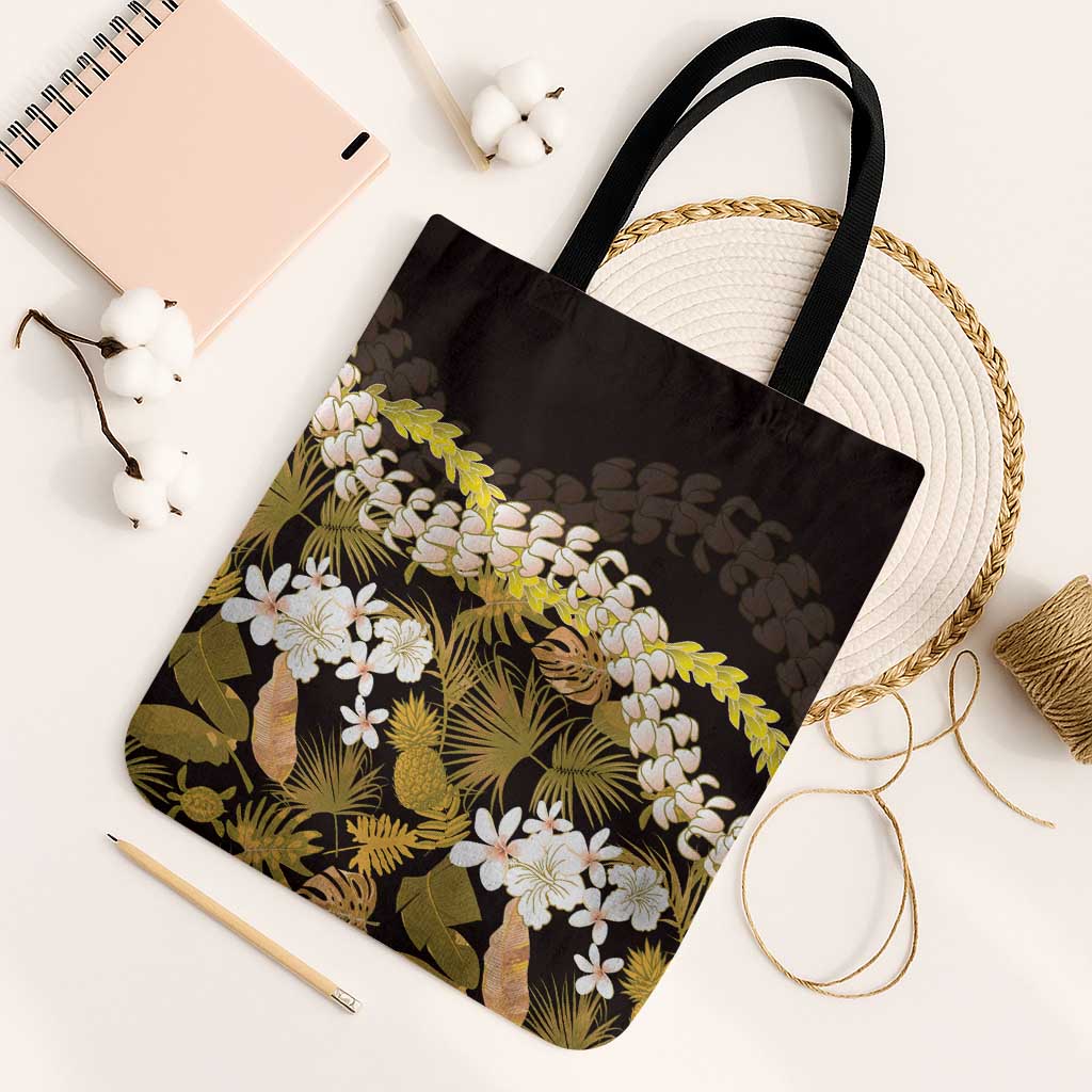 Kula Aloha Hawaii Lei Tote Bag Tropical Flowers Elegant Vibe - Polynesian Pride