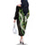 Omaomao Aloha Hawaii Lei Family Matching Off The Shoulder Long Sleeve Dress and Hawaiian Shirt Tropical Flowers Elegant Vibe - Polynesian Pride