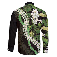 Omaomao Aloha Hawaii Lei Family Matching Summer Maxi Dress and Hawaiian Shirt Tropical Flowers Elegant Vibe LT14 - Polynesian Pride