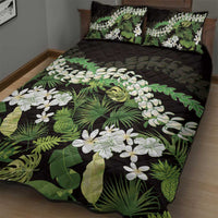 Omaomao Aloha Hawaii Lei Quilt Bed Set Tropical Flowers Elegant Vibe LT14 - Polynesian Pride