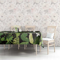 Omaomao Aloha Hawaii Lei Tablecloth Tropical Flowers Elegant Vibe - Polynesian Pride