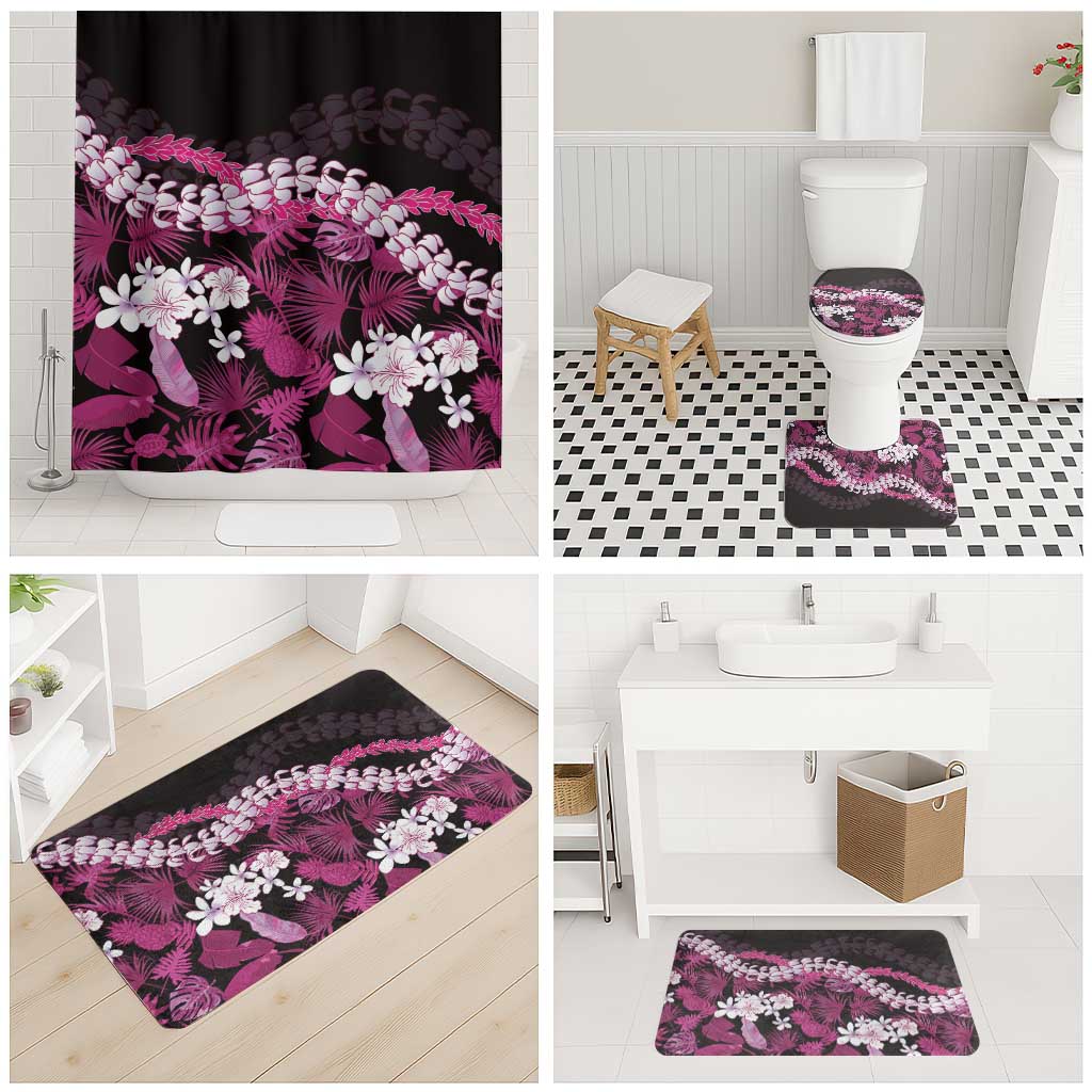 Akala Aloha Hawaii Lei Bathroom Set Tropical Flowers Elegant Vibe - Polynesian Pride