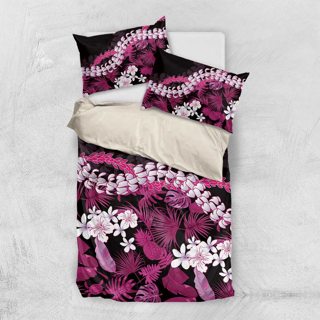 Akala Aloha Hawaii Lei Bedding Set Tropical Flowers Elegant Vibe - Polynesian Pride