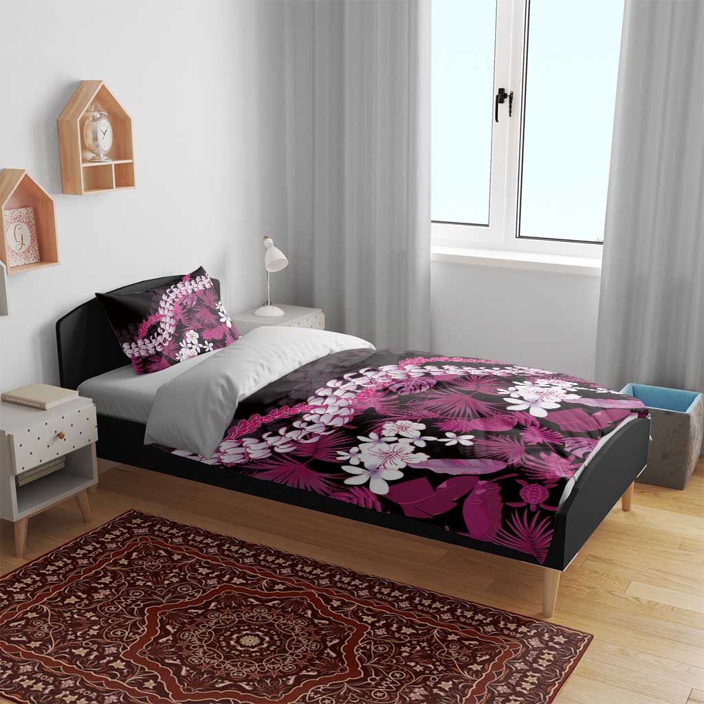 Akala Aloha Hawaii Lei Bedding Set Tropical Flowers Elegant Vibe - Polynesian Pride
