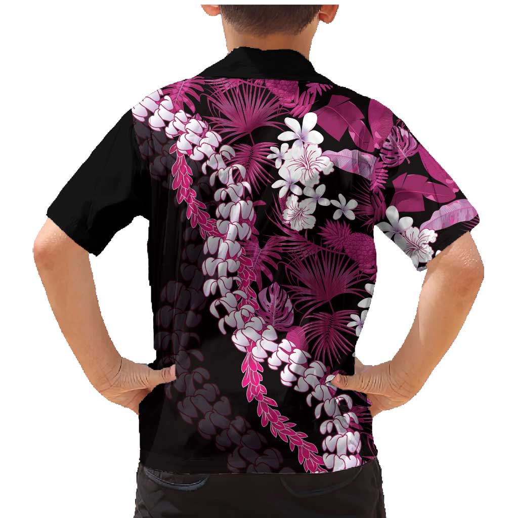 Akala Aloha Hawaii Lei Family Matching Mermaid Dress and Hawaiian Shirt Tropical Flowers Elegant Vibe LT14 - Polynesian Pride