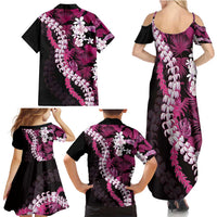 Akala Aloha Hawaii Lei Family Matching Summer Maxi Dress and Hawaiian Shirt Tropical Flowers Elegant Vibe LT14 - Polynesian Pride