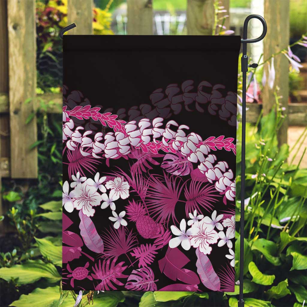 Akala Aloha Hawaii Lei Garden Flag Tropical Flowers Elegant Vibe - Polynesian Pride