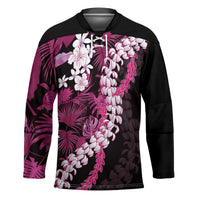 Akala Aloha Hawaii Lei Hockey Jersey Tropical Flowers Elegant Vibe - Polynesian Pride