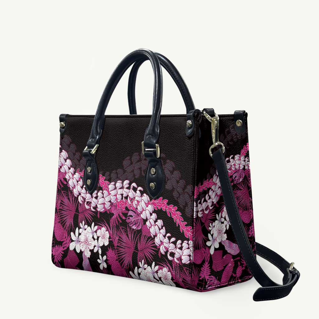 Akala Aloha Hawaii Lei Leather Bag Tropical Flowers Elegant Vibe - Polynesian Pride