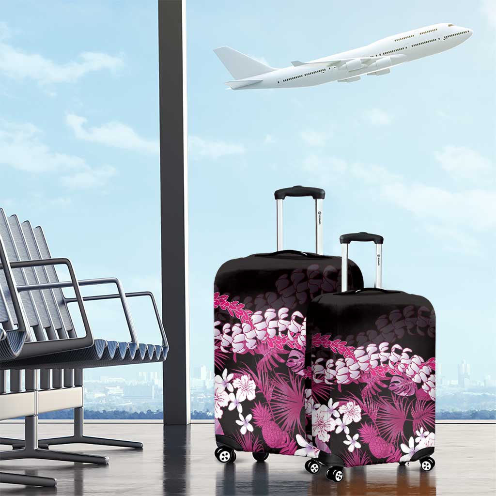 Akala Aloha Hawaii Lei Luggage Cover Tropical Flowers Elegant Vibe LT14 - Polynesian Pride