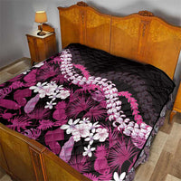 Akala Aloha Hawaii Lei Quilt Tropical Flowers Elegant Vibe - Polynesian Pride