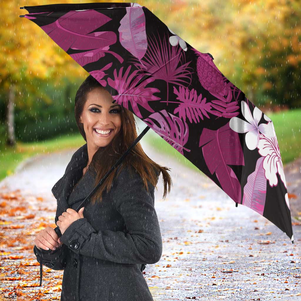 Akala Aloha Hawaii Lei Umbrella Tropical Flowers Elegant Vibe - Polynesian Pride