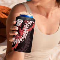 Ulaula Aloha Hawaii Lei 4 in 1 Can Cooler Tumbler Tropical Flowers Elegant Vibe - Polynesian Pride