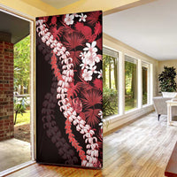 Ulaula Aloha Hawaii Lei Door Cover Tropical Flowers Elegant Vibe LT14 - Polynesian Pride