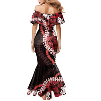 Ulaula Aloha Hawaii Lei Family Matching Mermaid Dress and Hawaiian Shirt Tropical Flowers Elegant Vibe LT14 - Polynesian Pride