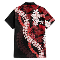 Ulaula Aloha Hawaii Lei Family Matching Off Shoulder Maxi Dress and Hawaiian Shirt Tropical Flowers Elegant Vibe LT14 - Polynesian Pride
