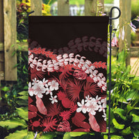 Ulaula Aloha Hawaii Lei Garden Flag Tropical Flowers Elegant Vibe - Polynesian Pride