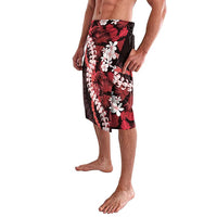 Ulaula Aloha Hawaii Lei Lavalava Tropical Flowers Elegant Vibe - Polynesian Pride