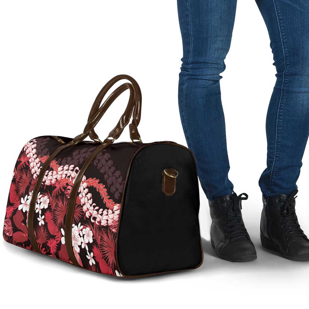 Ulaula Aloha Hawaii Lei Travel Bag Tropical Flowers Elegant Vibe - Polynesian Pride