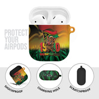 Vanuatu Independence Day AirPods Case Chibi Boar Proud To Be A Ni-Van LT14 - Polynesian Pride