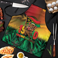 Vanuatu Independence Day Apron Chibi Boar Proud To Be A Ni-Van LT14 Multicolor - Polynesian Pride