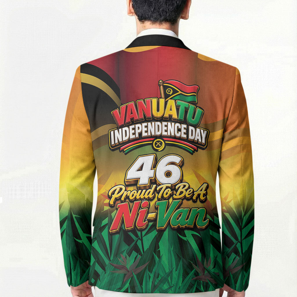 Vanuatu Independence Day Blazer Chibi Boar Proud To Be A Ni-Van LT14 - Polynesian Pride