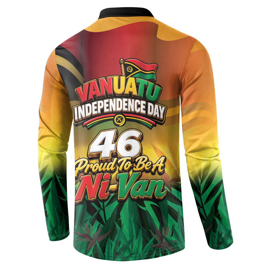 Vanuatu Independence Day Button Sweatshirt Chibi Boar Proud To Be A Ni-Van LT14 - Polynesian Pride