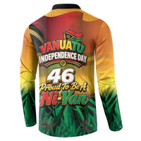 Vanuatu Independence Day Button Sweatshirt Chibi Boar Proud To Be A Ni-Van LT14 - Polynesian Pride