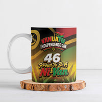 Vanuatu Independence Day Ceramic Mug Chibi Boar Proud To Be A Ni-Van LT14 Multicolor - Polynesian Pride
