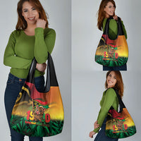 Vanuatu Independence Day Grocery Bag Chibi Boar Proud To Be A Ni-Van LT14 - Polynesian Pride
