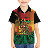 Vanuatu Independence Day Kid Hawaiian Shirt Chibi Boar Proud To Be A Ni-Van