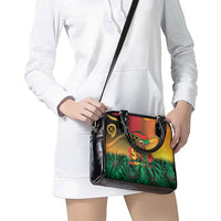 Vanuatu Independence Day Shoulder Handbag Chibi Boar Proud To Be A Ni-Van LT14 - Polynesian Pride
