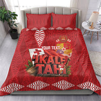 Tonga Rugby Custom Bedding Set 2026 Go Ikale Tahi Ngatu Pattern LT14 - Polynesian Pride