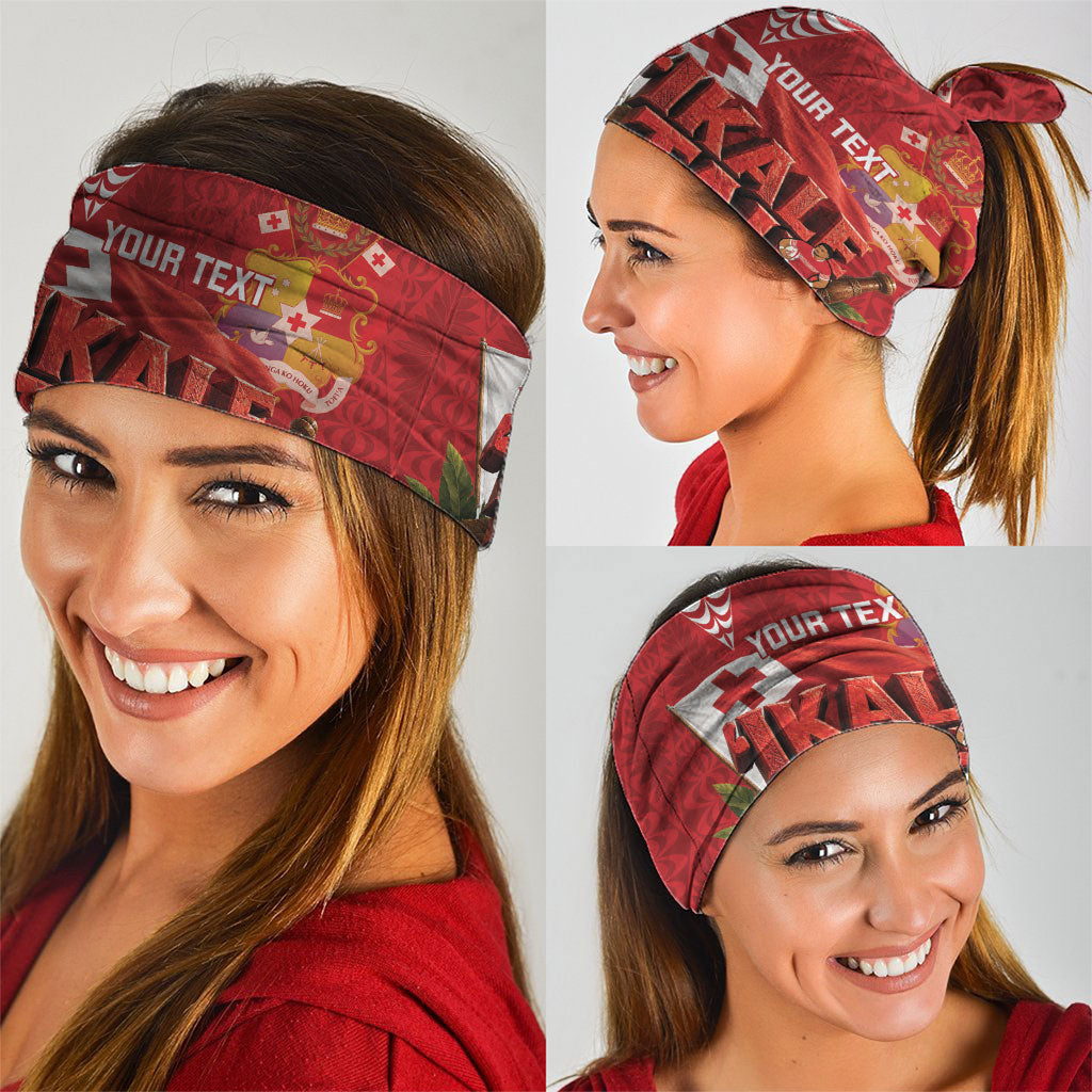 Tonga Rugby Custom Neck Gaiter 2026 Go Ikale Tahi Ngatu Pattern LT14 - Polynesian Pride