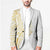 Polynesia White Sunday Blazer Plumeria Polynesian Tribal Gold Color - Polynesian Pride