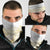 Polynesia White Sunday Neck Gaiter Plumeria Polynesian Tribal Gold Color - Polynesian Pride