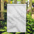 Polynesia White Sunday Garden Flag Plumeria Polynesian Tribal Grey Color - Polynesian Pride