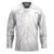 Polynesia White Sunday Hockey Jersey Plumeria Polynesian Tribal Grey Color - Polynesian Pride