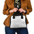 Polynesia White Sunday Shoulder Handbag Plumeria Polynesian Tribal Grey Color - Polynesian Pride