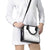 Polynesia White Sunday Shoulder Handbag Plumeria Polynesian Tribal Grey Color - Polynesian Pride