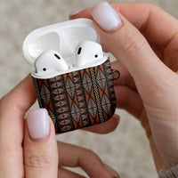 Malo e lelei Tonga AirPods Case Tongan Ngatu Vintage Brown LT14 - Polynesian Pride