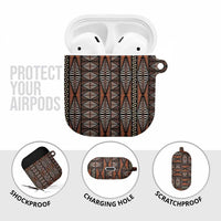Malo e lelei Tonga AirPods Case Tongan Ngatu Vintage Brown LT14 - Polynesian Pride
