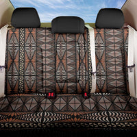 Malo e lelei Tonga Back Car Seat Cover Tongan Ngatu Vintage Brown LT14 One Size Brown - Polynesian Pride