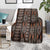 Malo e lelei Tonga Blanket Tongan Ngatu Vintage Brown - Polynesian Pride