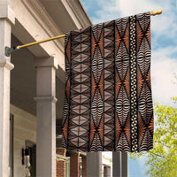 Malo e lelei Tonga Garden Flag Tongan Ngatu Vintage Brown LT14 House Flag Brown - Polynesian Pride