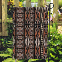 Malo e lelei Tonga Garden Flag Tongan Ngatu Vintage Brown LT14 Garden Flag Brown - Polynesian Pride
