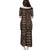 Malo e lelei Tonga Puletasi Tongan Ngatu Vintage Brown - Polynesian Pride