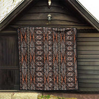 Malo e lelei Tonga Quilt Tongan Ngatu Vintage Brown LT14 - Polynesian Pride
