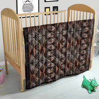 Malo e lelei Tonga Quilt Tongan Ngatu Vintage Brown LT14 - Polynesian Pride